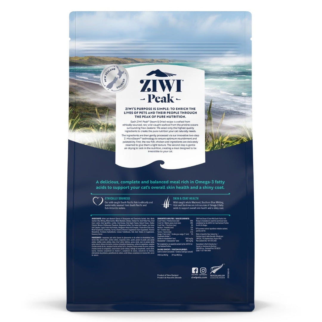 ZIWI Peak Steam and Dried South Pacific Fish Cat Food