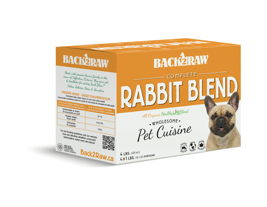 Back2Raw Complete Rabbit Blend (4LB Box)