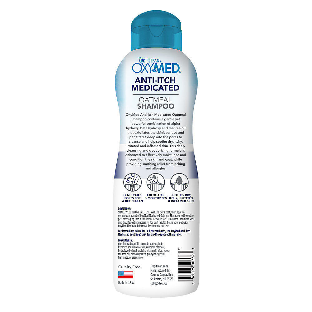Tropiclean OxyMed Anti-Itch Medicated Shampoo