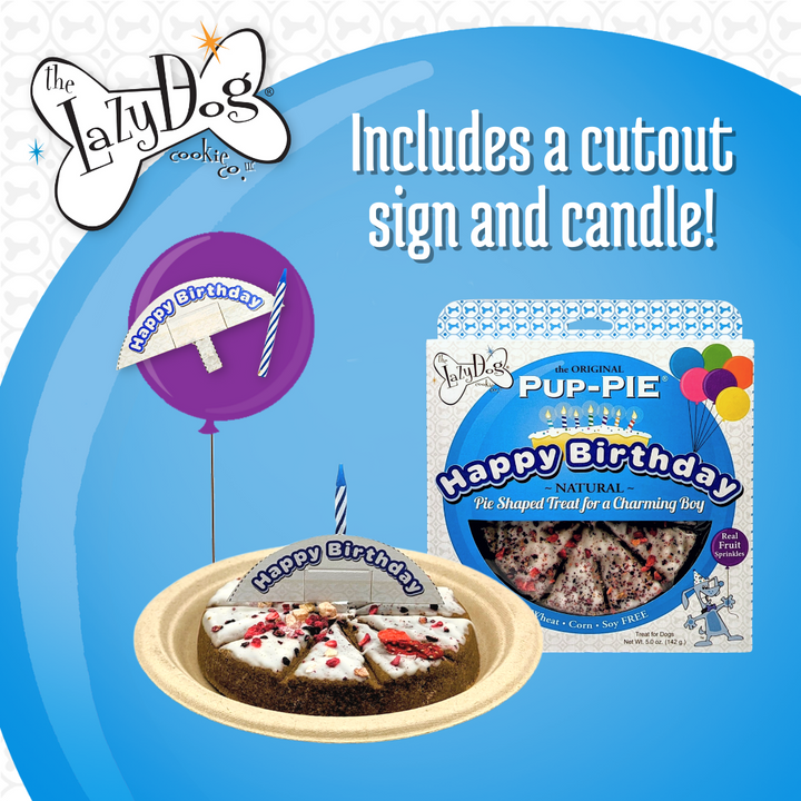 Pup-PIE Happy Birthday Pie for a Charming Boy
