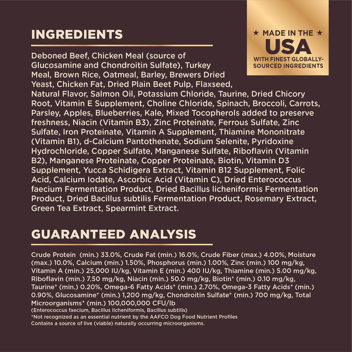 Wellness CORE+ Beef & Barley Wholesome Grains Adult Dry Dog Food