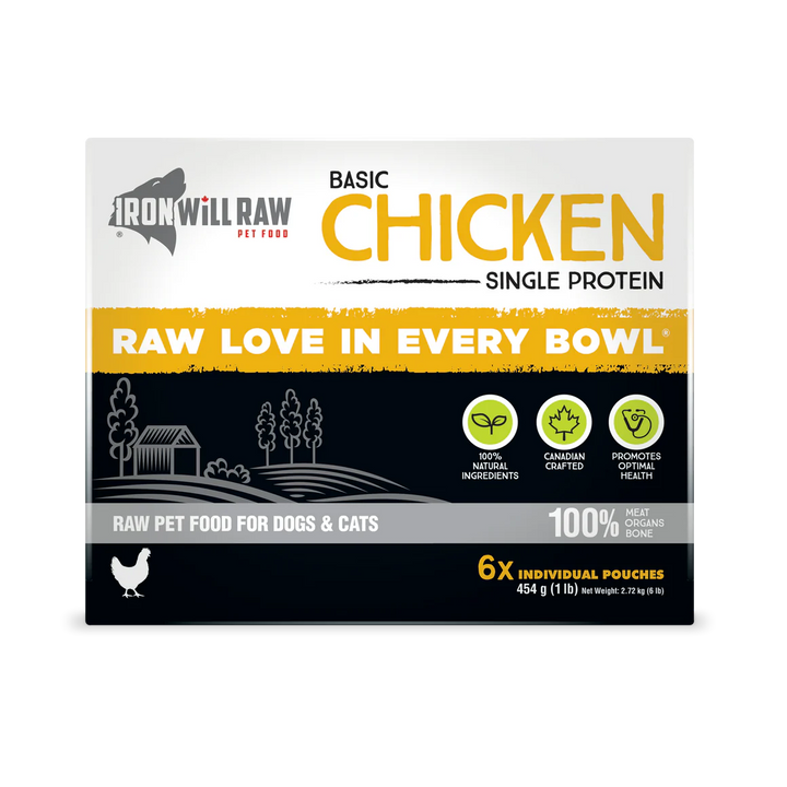 Iron Will Basic Chicken Raw Feline Recipe