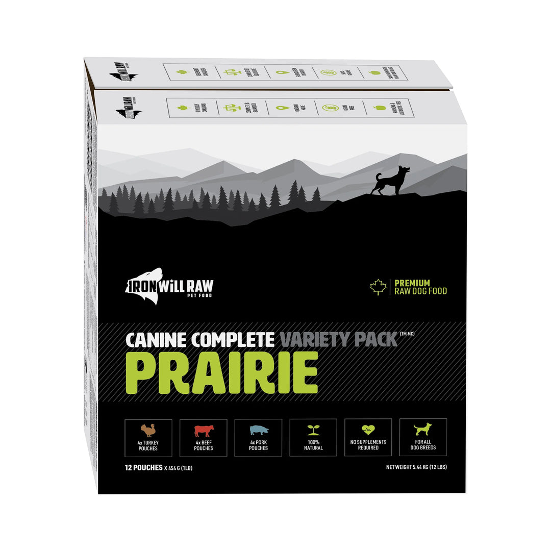 Iron Will Canine Complete Prairie Variety Pack (12LB)