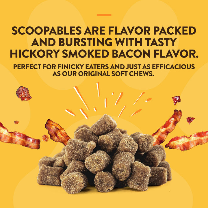 NaturVet Scoopables Emotional Support Daily Calming Aid Supplement Soft Chews for Dogs - 45 Scoops