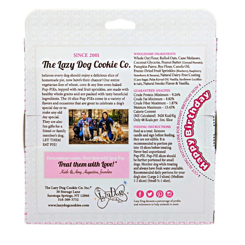 Pup-PIE Happy Birthday Pie for a Darling Girl