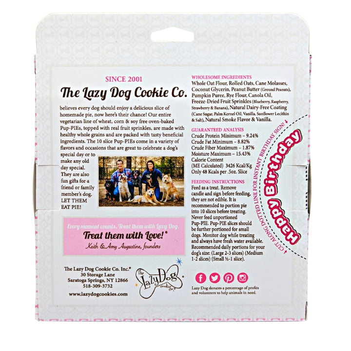 Pup-PIE Happy Birthday Pie for a Darling Girl