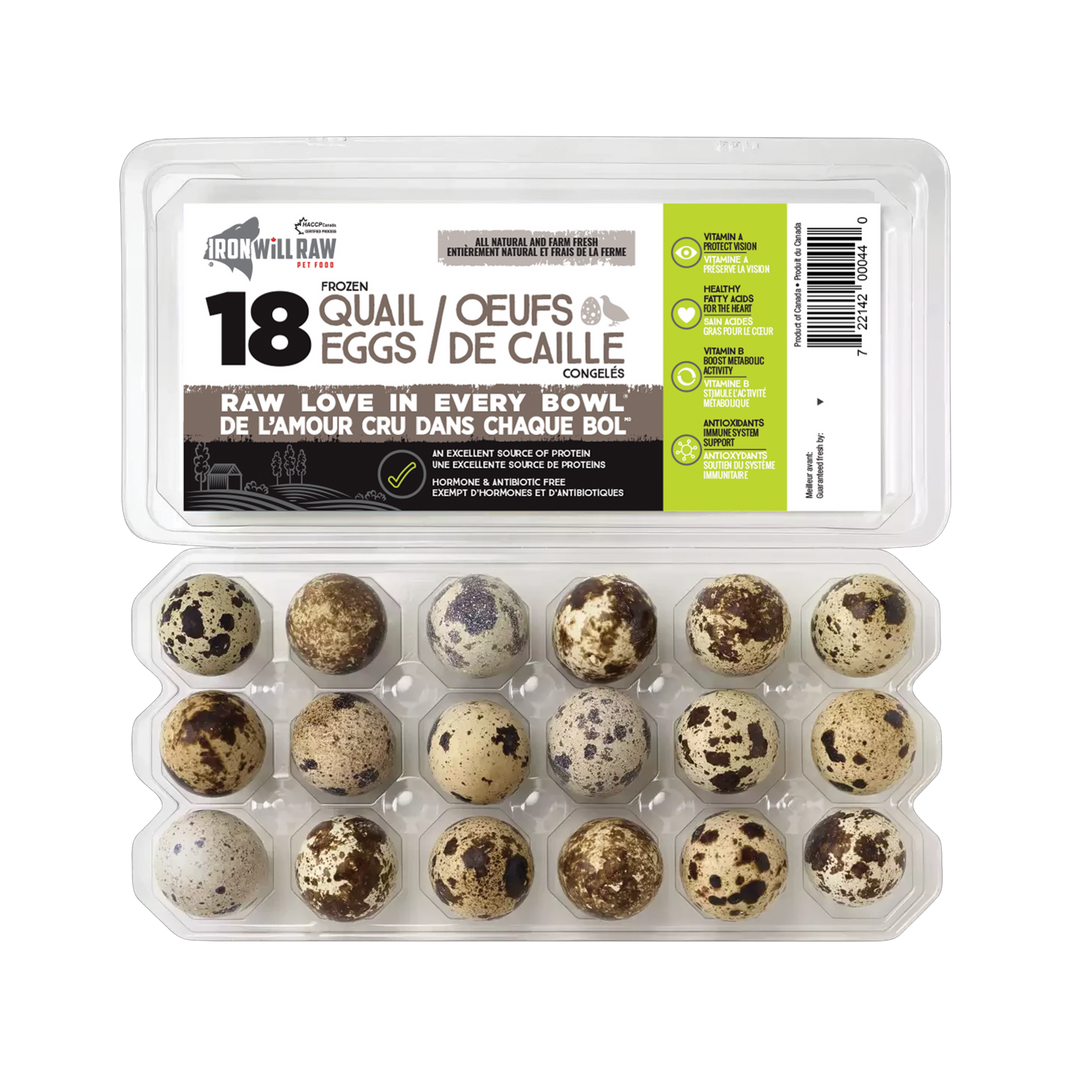 Iron Will Quail Eggs (Frozen)