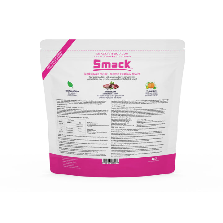 Smack Lamb Royale Dehydrated Cat Food