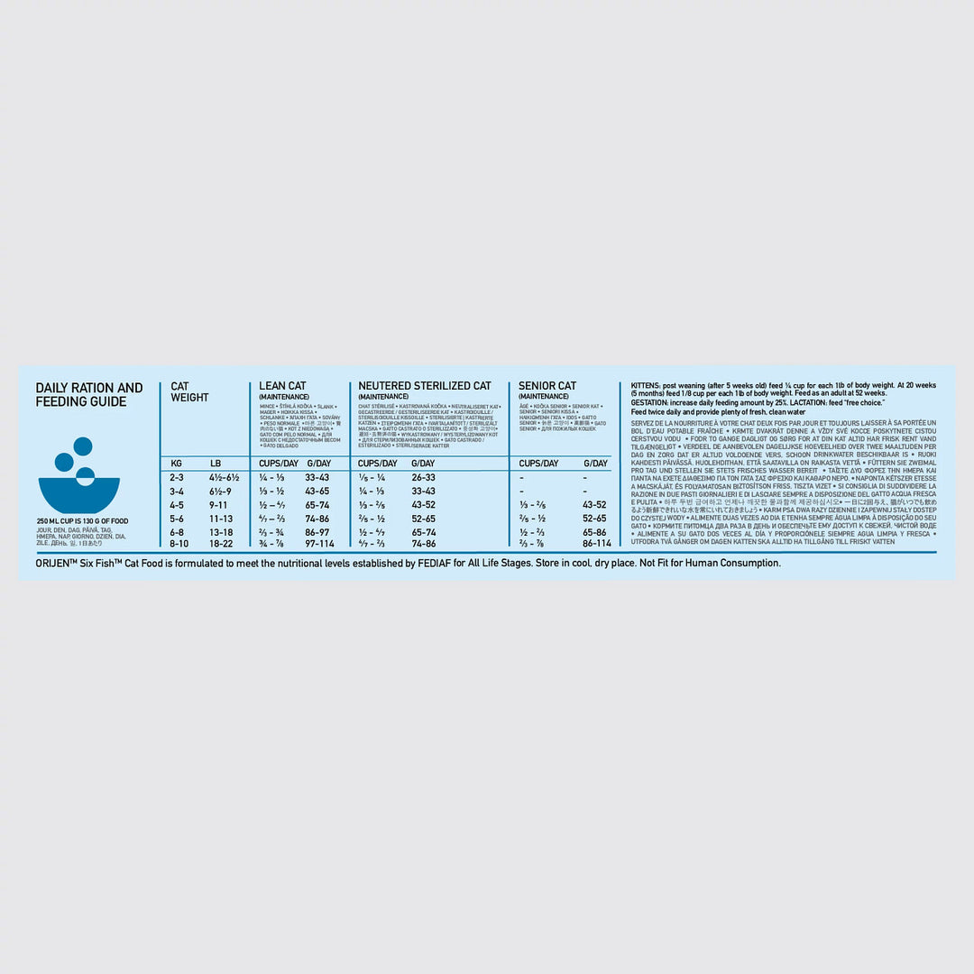 Orijen Six Fish Cat Food