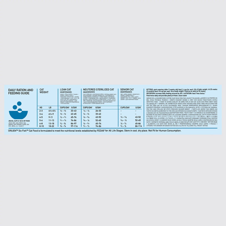 Orijen Six Fish Cat Food