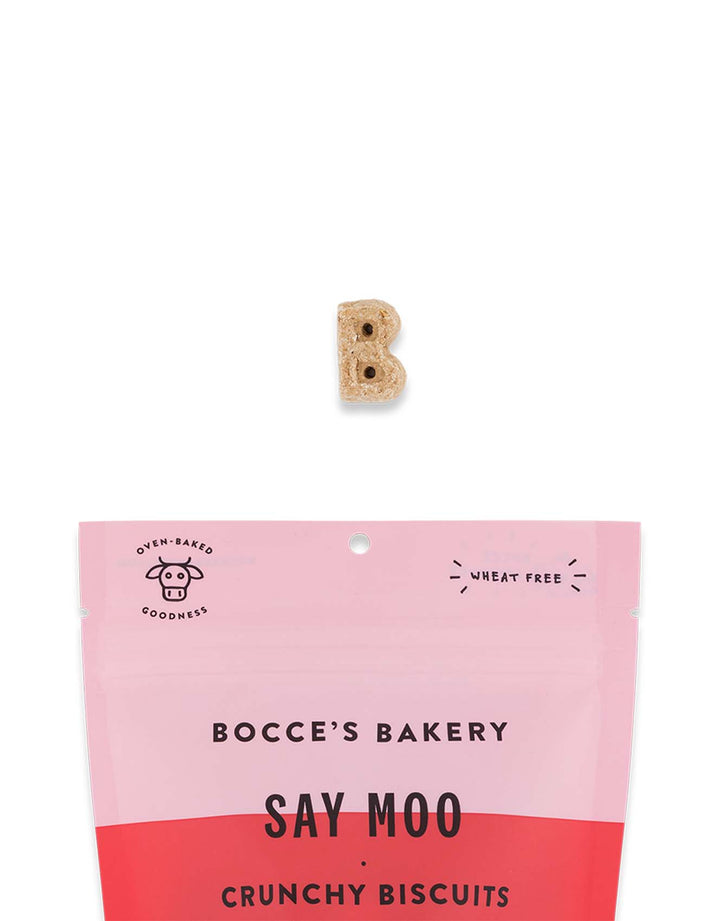 Bocce's Bakery - Say Moo Beef & Cheddar Crunchy Biscuits