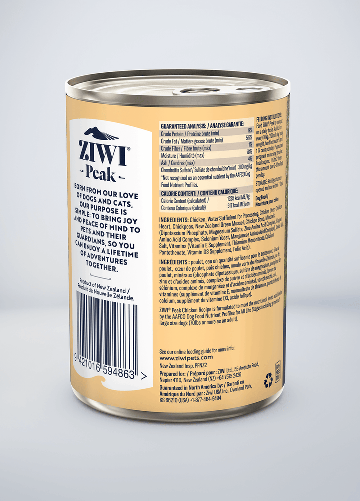 ZIWI Peak Chicken Wet Dog Food