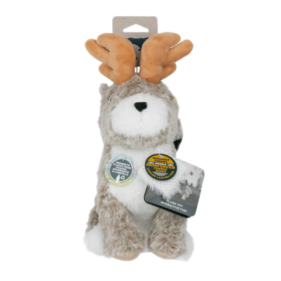 Tall Tails - Animated Plush Jackalope Dog Toy- 8"