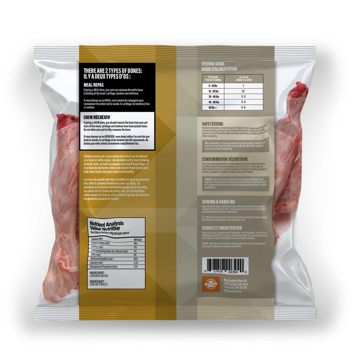 Big Country Raw Chicken Neck - 1 LB