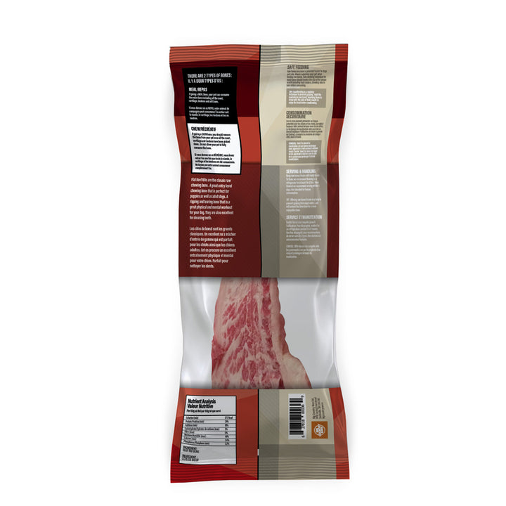 Big Country Raw Flat Rib Bone