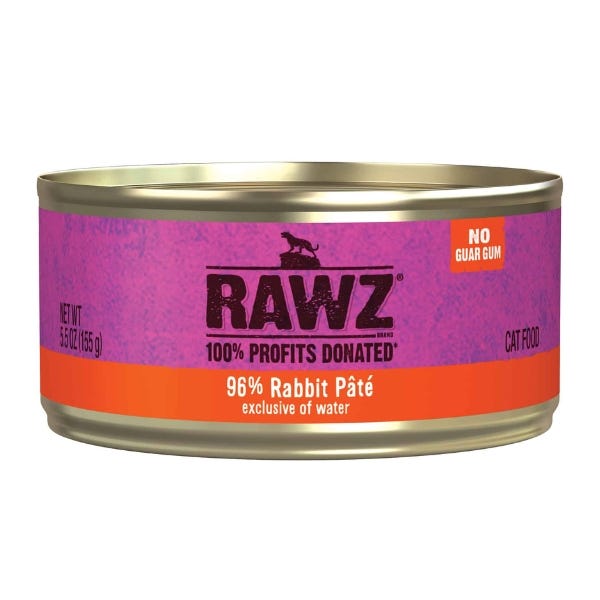 RAWZ 96% Rabbit Pate for Cats