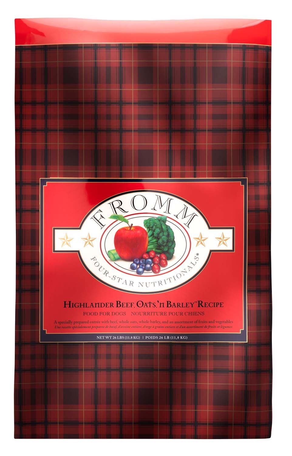 Fromm Four Star Highlander Beef, Oats and Barley Dog Food