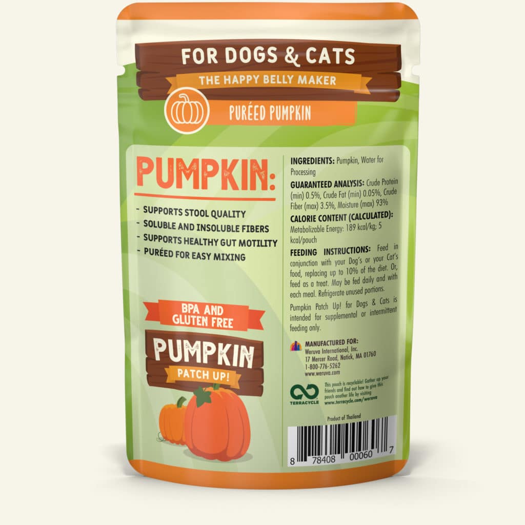 Weruva Puréed Pumpkin Supplement