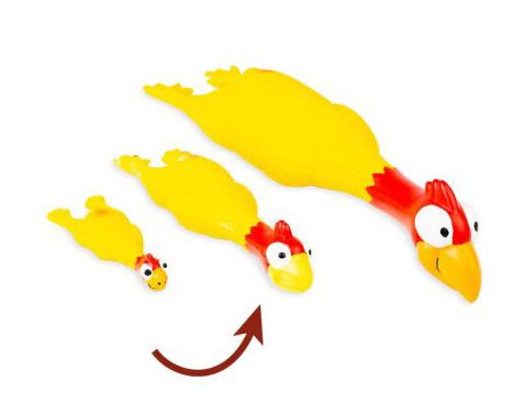 BuD'z - Chicken Squeaker Latex Toy