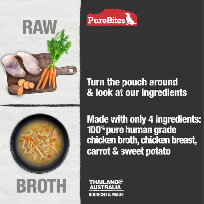 PureBites Chicken & Vegetables Dog Broth