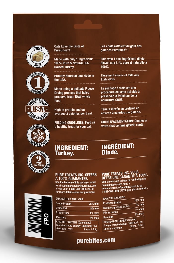 PureBites Turkey Cat Treats