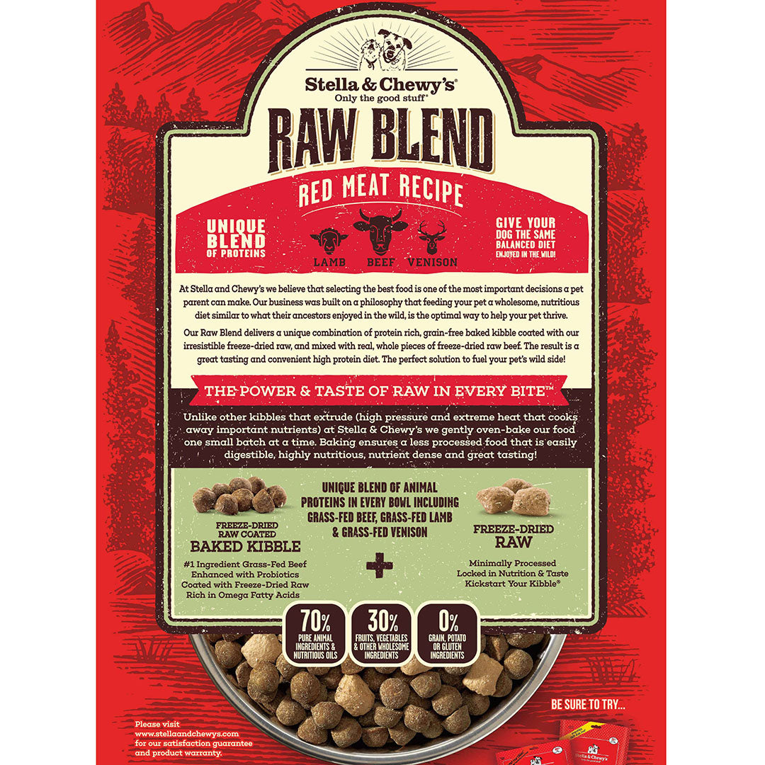 Stella & Chewy's Raw Blend Red Meat Recipe Dog Food
