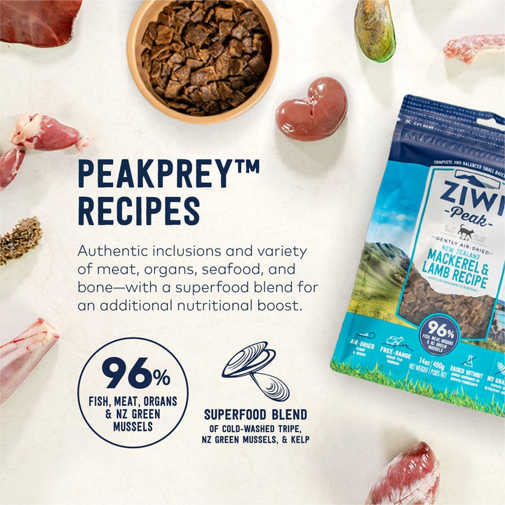 ZIWI Peak Mackerel & Lamb Cat Food