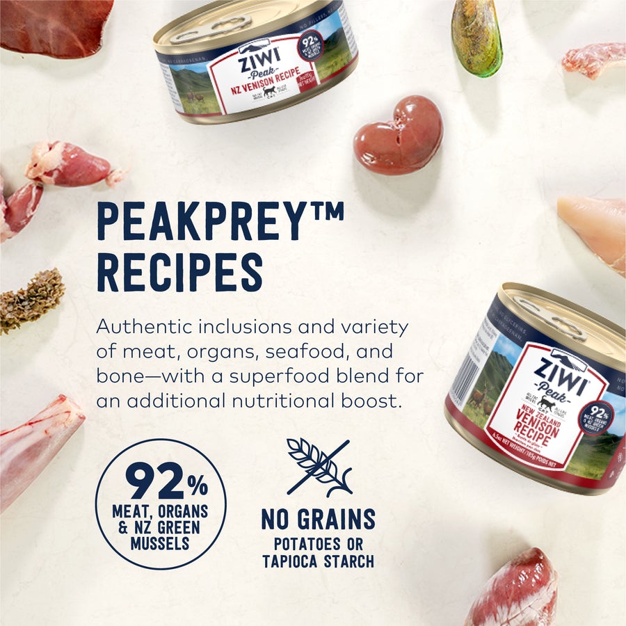 ZIWI Peak New Zealand Venison Wet Cat Food