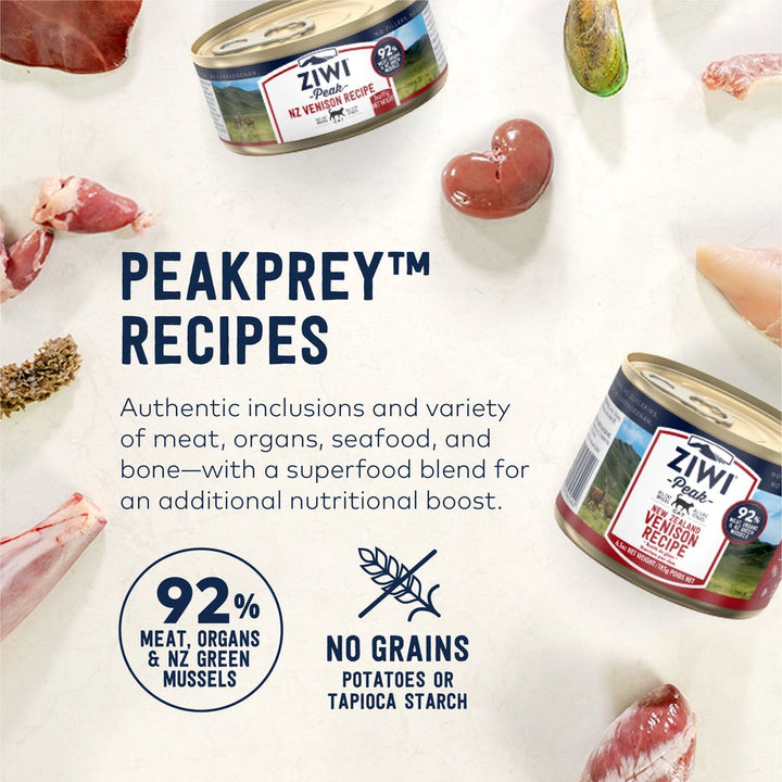 ZIWI Peak New Zealand Venison Wet Cat Food