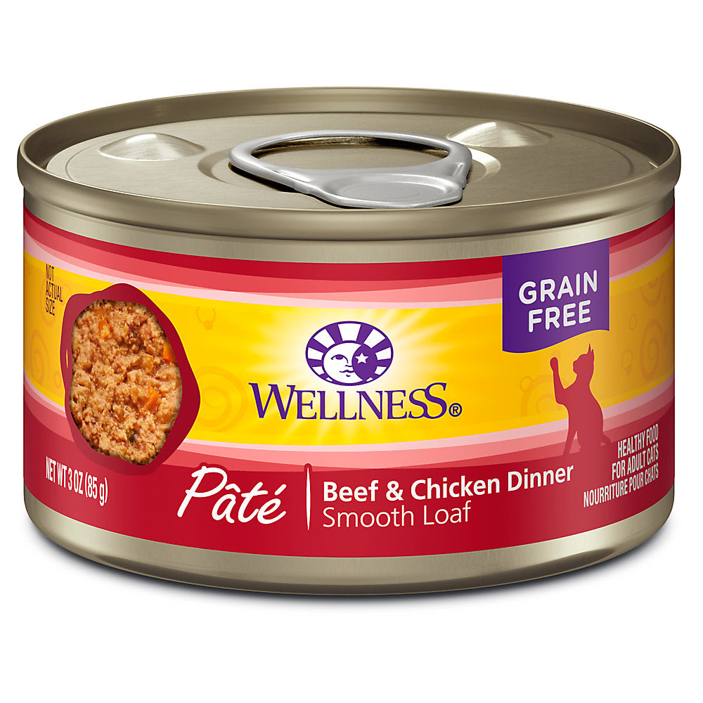 Wellness Complete Health Beef & Chicken Dinner Pate Wet Cat Food