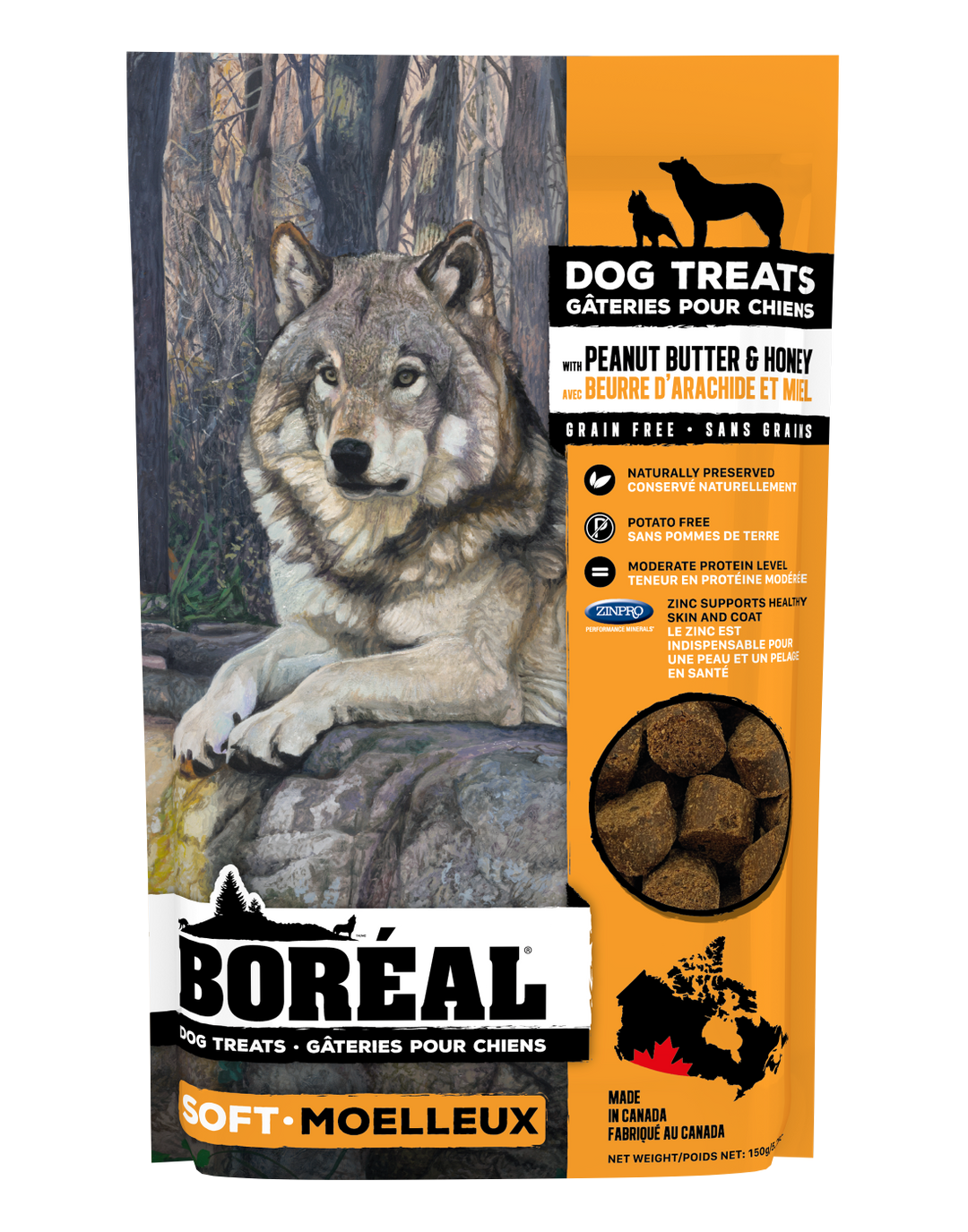 BOREAL Peanut Butter and Honey Dog Treats