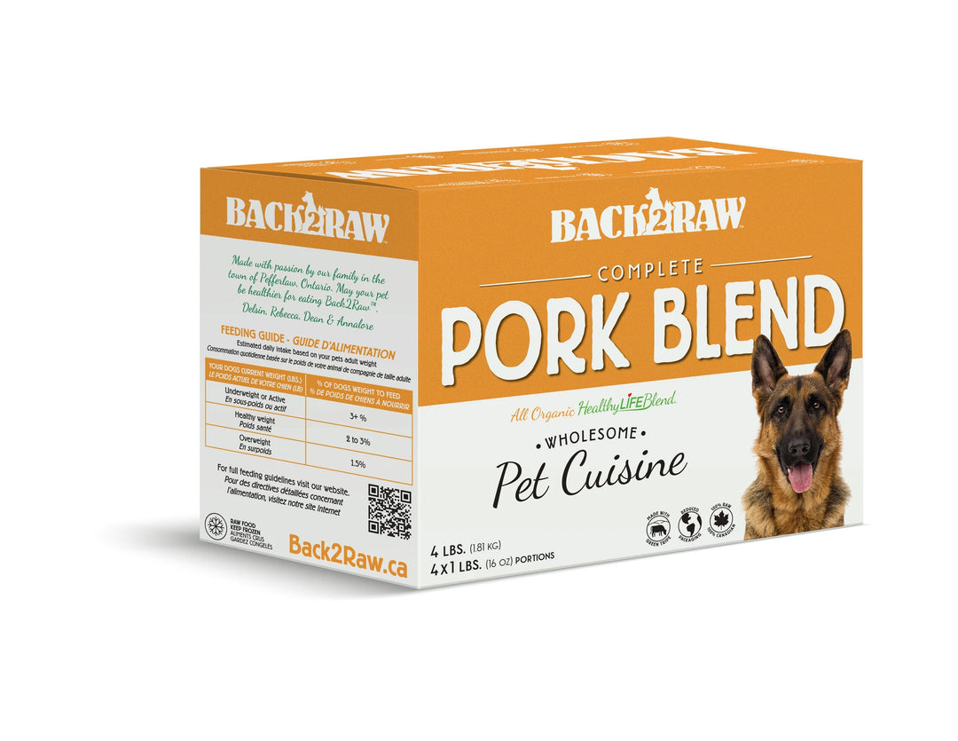 Back2Raw Complete Pork Blend (4LB Box)