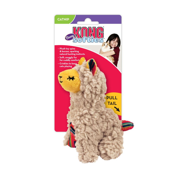 Kong - Softies Buzzy Llama Cat Toy