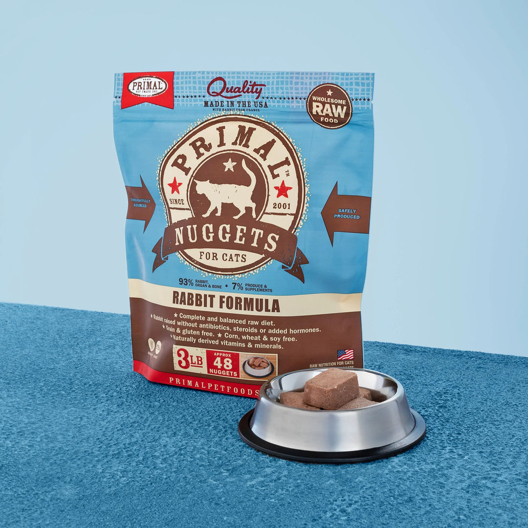 Primal Rabbit Recipe - Raw Frozen Cat Food