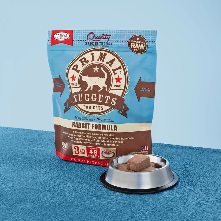 Primal Rabbit Recipe - Raw Frozen Cat Food