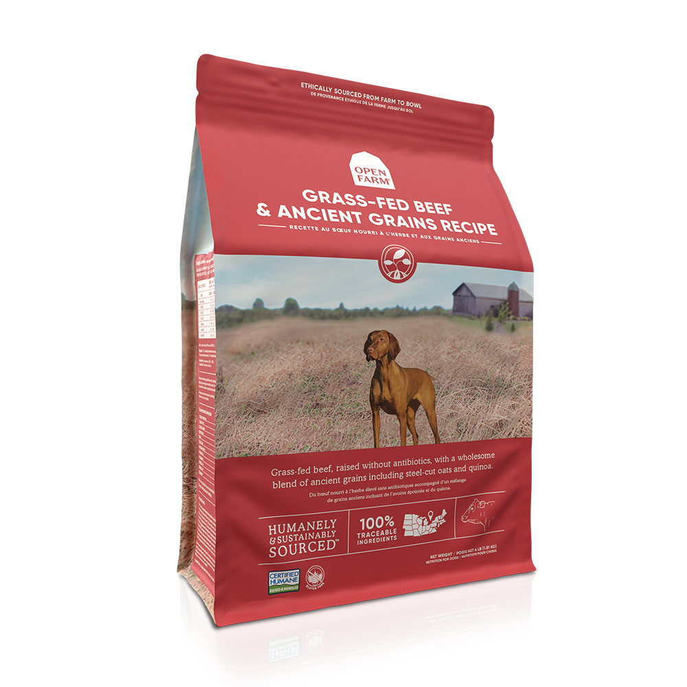 Open Farm Grass-Fed Beef & Ancient Grains Dog Food