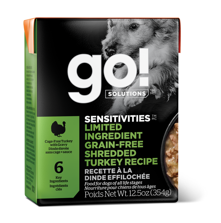 Go! Sensitivities Limited Ingredient Grain-Free Shredded Turkey Wet Dog Food