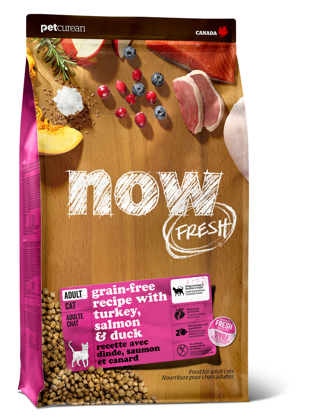 Now Fresh Adult Cat Food (Turkey, Salmon & Duck)