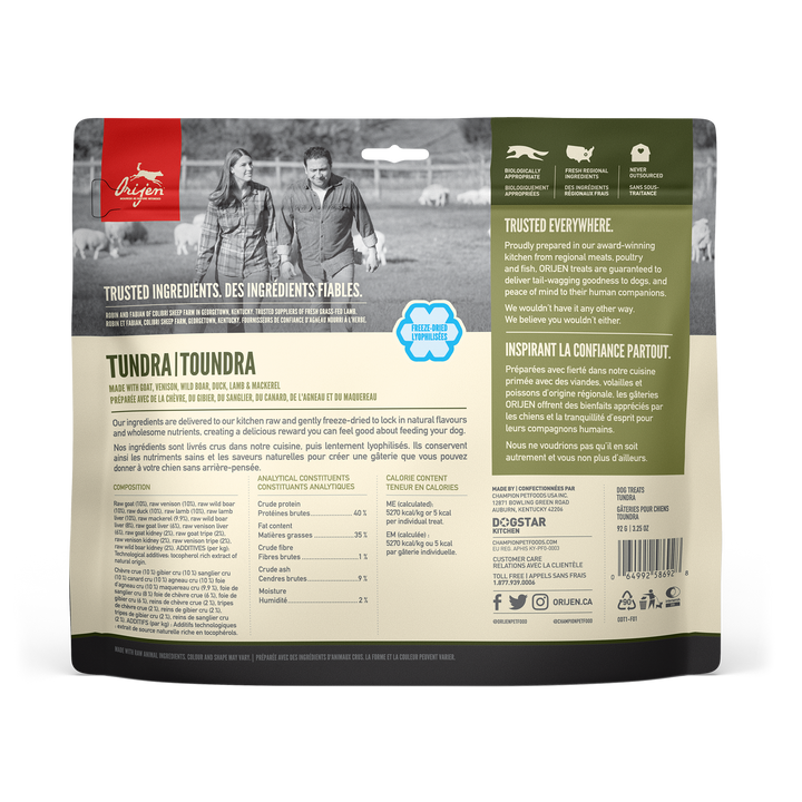 Orijen Tundra Freeze-Dried Dog Treats