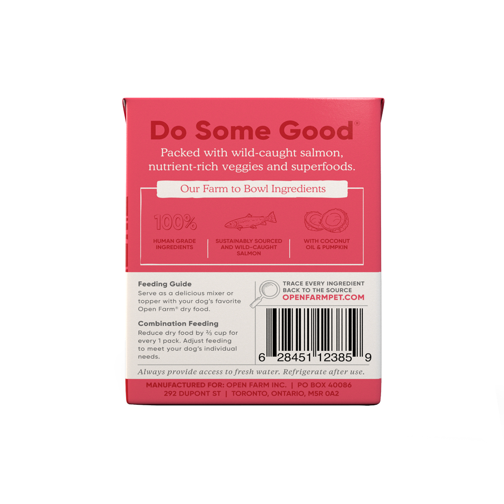 Open Farm Wild-Caught Salmon Rustic Stew Wet Dog Food