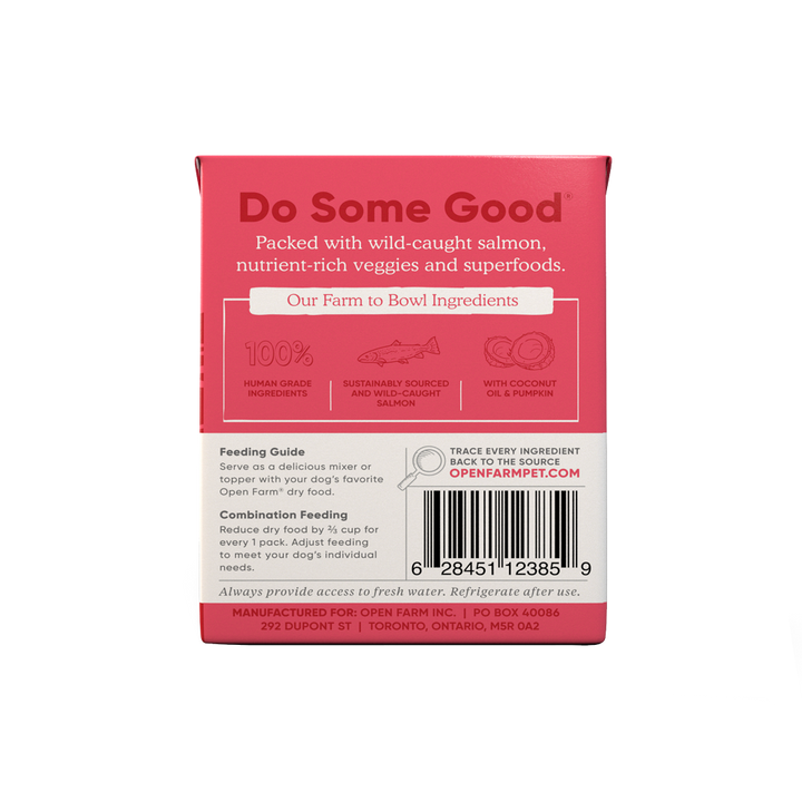 Open Farm Wild-Caught Salmon Rustic Stew Wet Dog Food