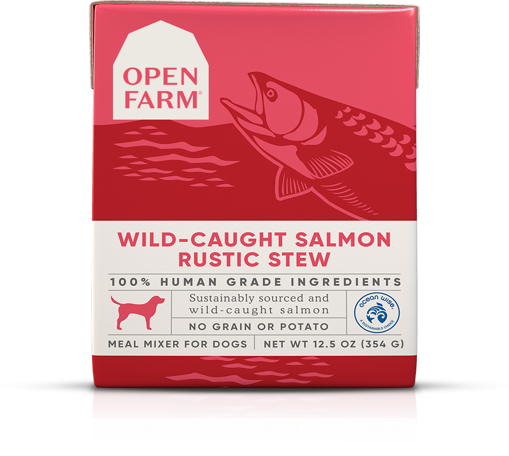 Open Farm Wild-Caught Salmon Rustic Stew Wet Dog Food