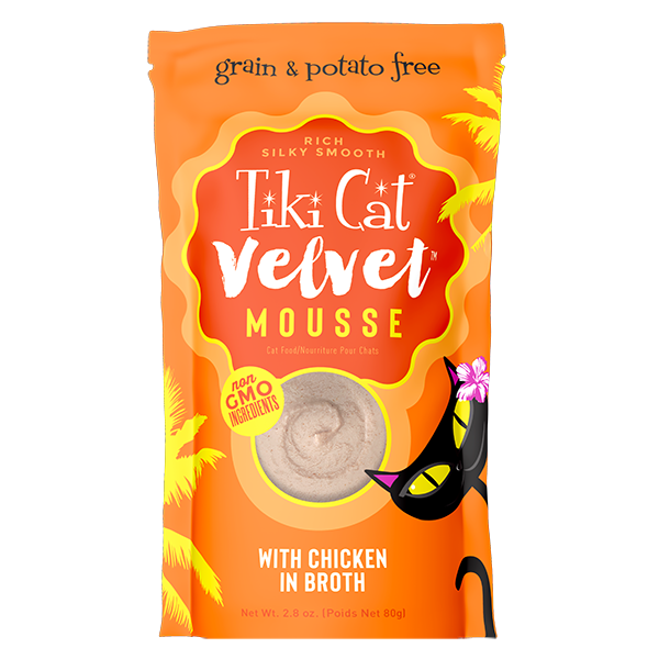 Tiki Cat Velvet Mousse With Chicken In Broth