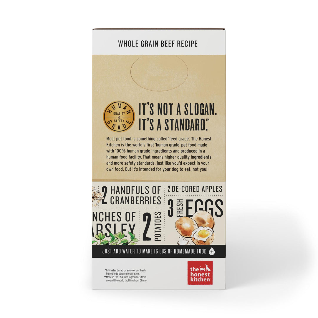 Honest Kitchen Whole Grain Beef Dog Food