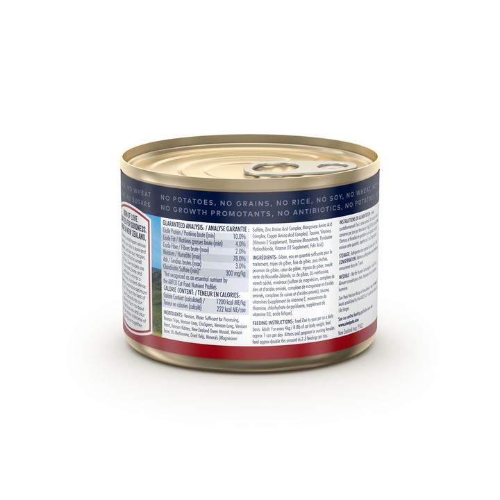 ZIWI Peak New Zealand Venison Wet Cat Food