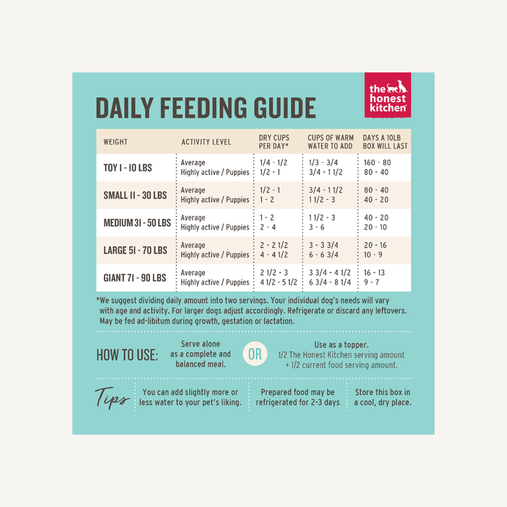 Honest Kitchen Grain Free Beef Dog Food