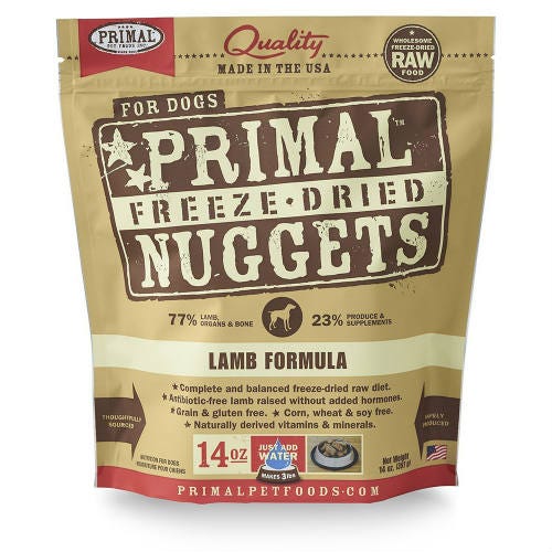 Primal Freeze-Dried Lamb Dog Food