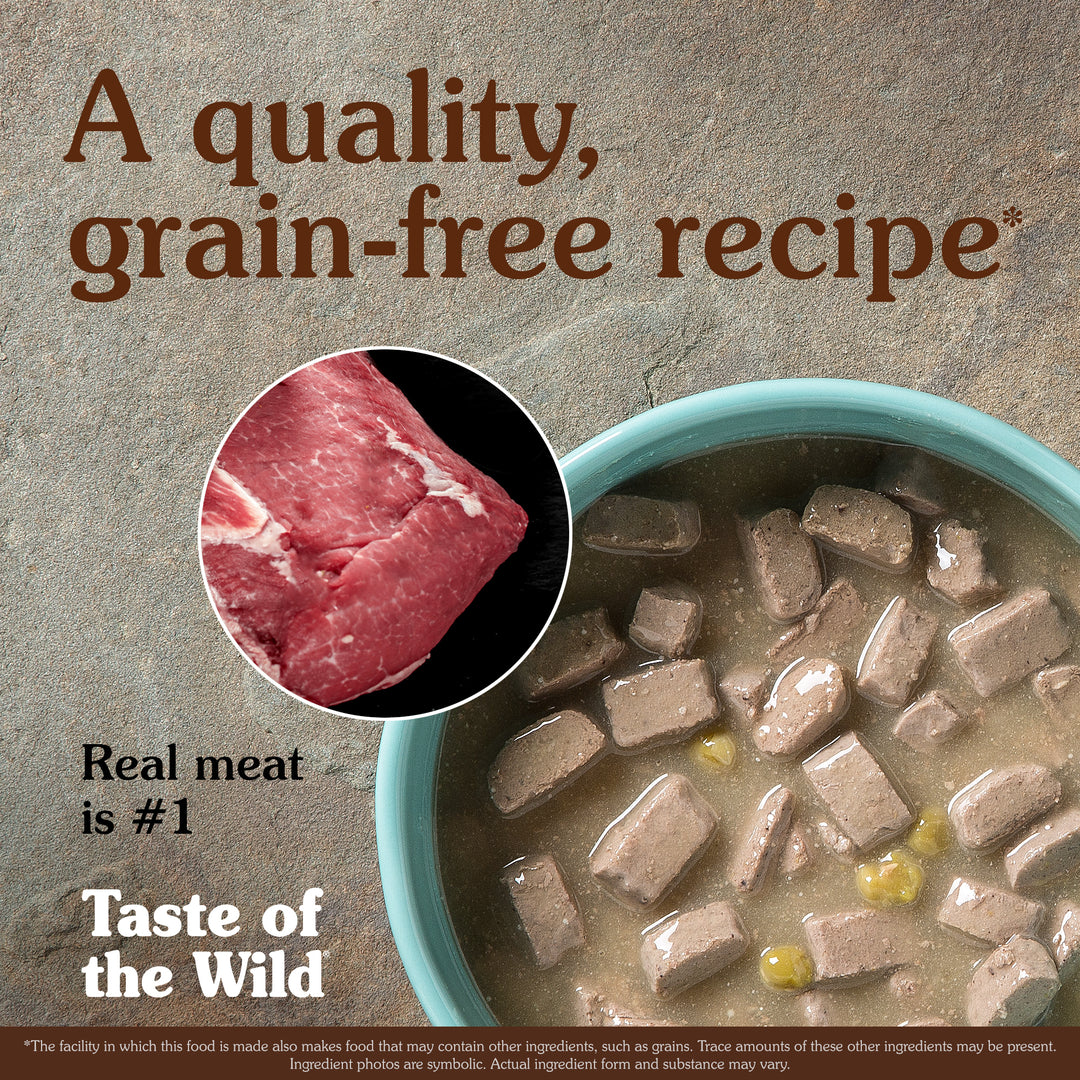 Taste of the Wild Southwest Canyon Wet Dog Food with with Beef in Gravy