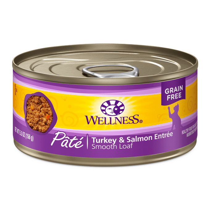 Wellness Complete Health Pate Turkey & Salmon Entree Wet Cat Food