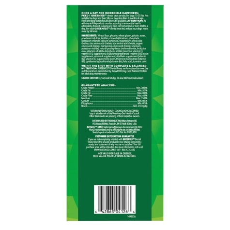 Greenies Original Petite Dog Dental Treats